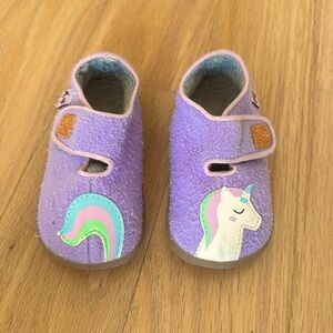 See Kai Run unicorn slippers